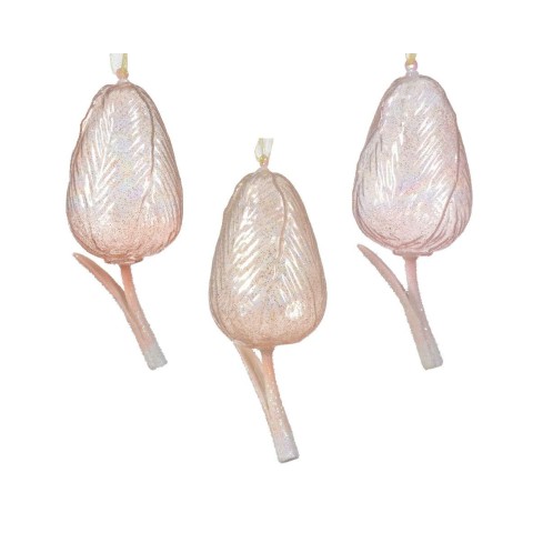SFERA VETRO TULIPANO PINK